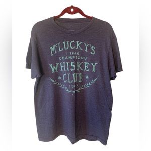 McLucky’s Whiskey Club Sonoma Novelty Tee Size L